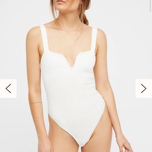 Free People Pippa V-Wire Bodysuit